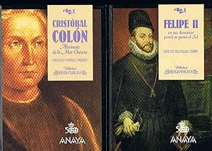 Imagen del vendedor de CRISTBAL COLN. Almirante de la Mar Ocana * FELIPE II. En sus dominios jams se pona el Sol. 2 Vols. a la venta por Librera Torren de Rueda