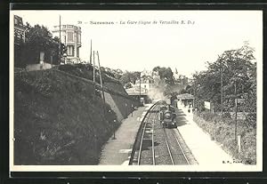 Ansichtskarte Suresnes, Ligne de Versailles, La Gare