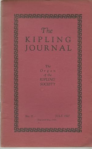 The Kipling Journal The Organ of the Kipling Society