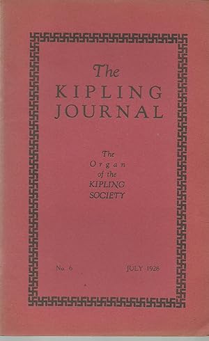 The Kipling Journal The Organ of the Kipling Society