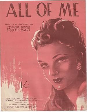 Seller image for All of Me for sale by Broadwater Books