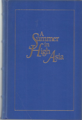 Bild des Verkufers fr A Summer in High Aisa. Being a Record of Sport and Travel in Balistan and Ladakh. With an Appendix on Central Asian Trade by. Capt. S. H. Godfrey. The Asian Series. zum Verkauf von Antiquariat Jenischek