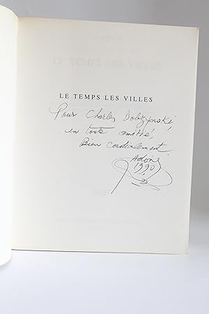 Bild des Verkufers fr Le temps des villes zum Verkauf von Librairie Le Feu Follet