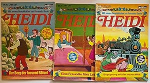 (Konvolut) Heidi. Nr. 11, 10 & 31. (Das bunte Comic - Heft zur Fernseh - Serie.)