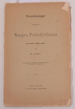 Image du vendeur pour Norges Pattedyrfauna mis en vente par Thulin&Ohlson AntiqBookseller Since 1918