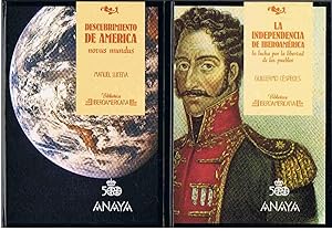 Imagen del vendedor de DESCUBRIMIENTO DE AMRICA. Novus mundus * LA INDEPENDENCIA DE IBEROAMRICA. La lucha por la libertad de los pueblos. 2 Vols. a la venta por Librera Torren de Rueda