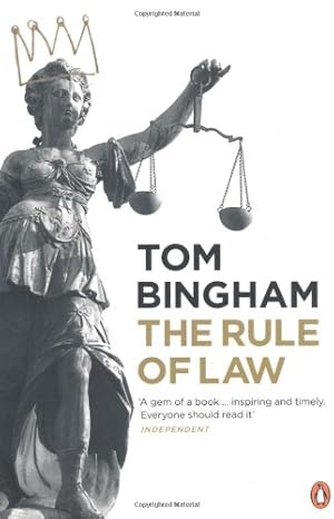 Imagen del vendedor de The Rule of Law by Bingham, Tom [Paperback ] a la venta por booksXpress