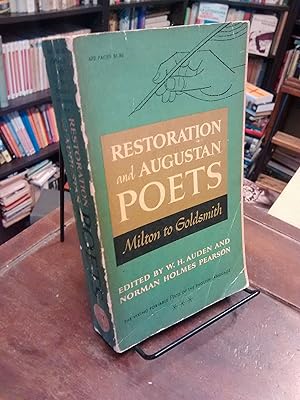 Restoration and Augustan Poets: Milton to Goldsmith