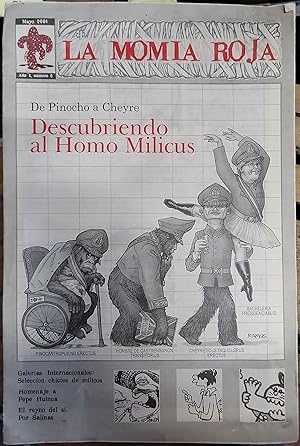 La momia roja. Año I.- N°2, Santiago de Chile, mayo 2004. Ilustraciones ded Hervi, Palomo, Peiran...