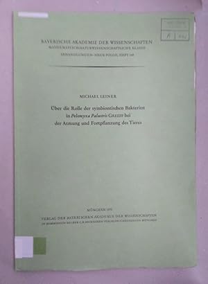 Über die Rolle der symbiontische Bakterien in Pelomyxa Palustris Greeff bei der Atmung und Fortpf...