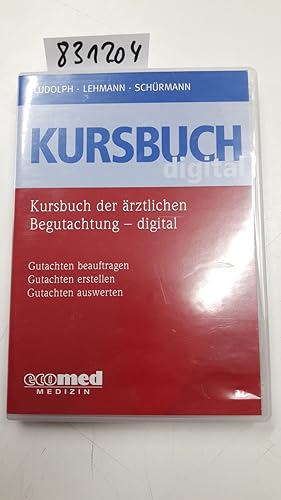 Bild des Verkufers fr Kursbuch der rztlichen Begutachtung online zum Verkauf von Versand-Antiquariat Konrad von Agris e.K.