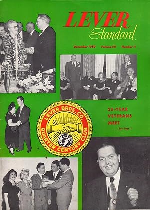 LEVER STANDARD, DECEMBER 1950, VOL. 22, NO. 11