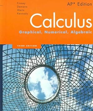 Imagen del vendedor de Calculus : Graphical, Numerical, Algebraic, AP Edition a la venta por GreatBookPrices