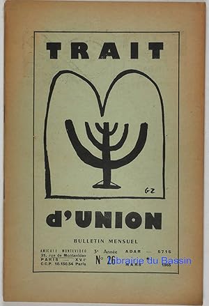 Imagen del vendedor de Trait d'Union n26 a la venta por Librairie du Bassin