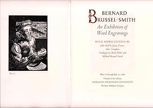 Bernard Brussel-Smith. An exhibition of wood engravings [Catalogue]. Designed by John Anderson. W...