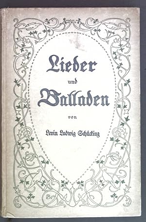 Seller image for Lieder und Balladen for sale by books4less (Versandantiquariat Petra Gros GmbH & Co. KG)