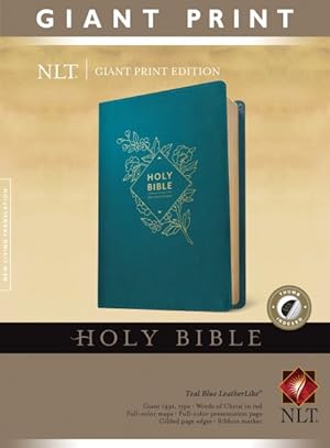 Bild des Verkufers fr Holy Bible : Nlt Giant Print Red Letter, Leatherlike, Teal Blue zum Verkauf von GreatBookPrices