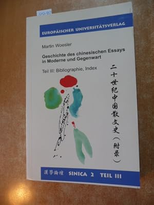 Geschichte des chinesischen Essays - Grundlagen zur Erforschung einer sich wandelnden Gattung. Te...