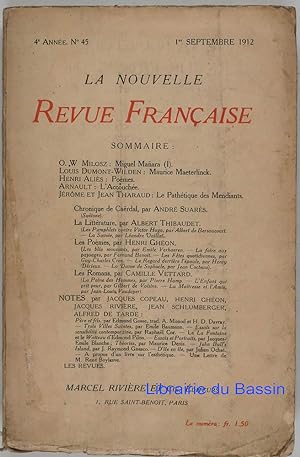 La Nouvelle Revue Française n°45
