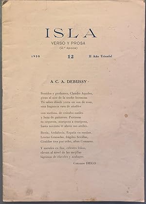 Immagine del venditore per Isla. Verso y Prosa (2 poca) N. 12 venduto da Largine