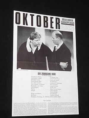 Bild des Verkufers fr Dsseldorfer Schauspielhaus, Spielzeit 1989/90, Oktober 1989 [Theaterzeitung] zum Verkauf von Fast alles Theater! Antiquariat fr die darstellenden Knste