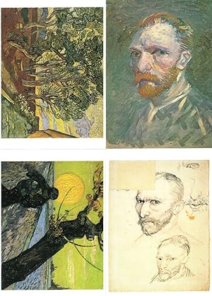 Seller image for Van Gogh The Sower Garden Of St Pauls Hospital Portrait 4x Postcard s for sale by Postcard Finder