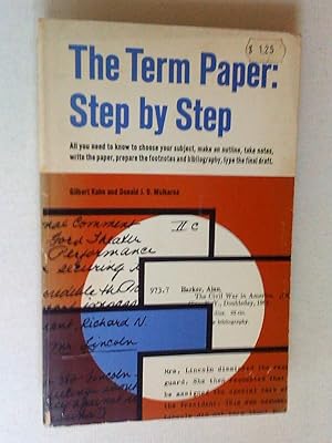 Seller image for THE TERM PAPER: STEP BY STEP for sale by Livresse