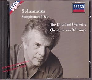 Imagen del vendedor de Schumann: Symphonies 3 & 4 * von Dohnnyi * Mint* DECCA 421 643-2 a la venta por Oldenburger Rappelkiste
