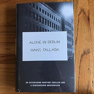 Seller image for Alone in Berlin for sale by James M Pickard, ABA, ILAB, PBFA.