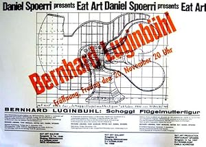 Schoggi Flügelmutterfigur. [Plakat]. Daniel Spoerri presents Eat Art.