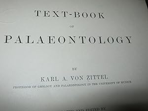 Text-Book Of Palaeontology Volume Ii With 373 Woodcuts.