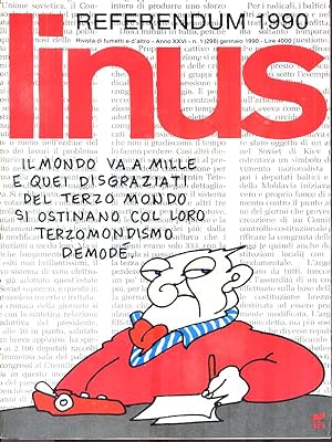 Bild des Verkufers fr Linus - 12 vv. e almanacco 1990 zum Verkauf von Librodifaccia