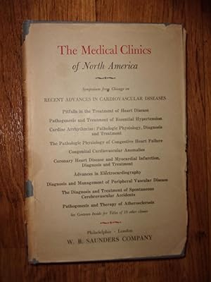 1952 Cardiovascular Diseases Chicago Symposium With Ephemera Medical Clinics in Dust Jacket