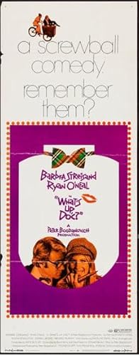 WHAT'S UP, DOC? 1972 Barbra Streisand Screwball Comedy 14 x 36