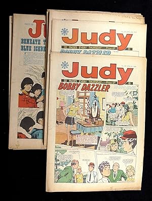 Judy [Girls' comic] 'Picture-stories, plus features for girls': 12 odd issues: numbers 406, 413, ...