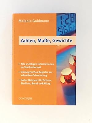 Seller image for Zahlen, Mae und Gewichte for sale by Leserstrahl  (Preise inkl. MwSt.)