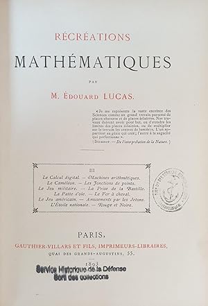 RECREATIONS MATHEMATIQUES