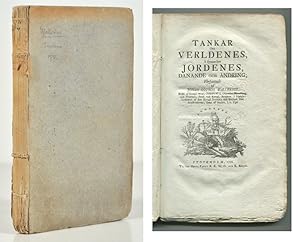 Seller image for Tankar om verldenes, i synnerhet jordenes, danande och ndring. for sale by Mats Rehnstrm Rare Books SVAF, ILAB