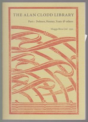 Image du vendeur pour Maggs Bros Catalogue 1352 Alan Clodd Library Part I Dolmen, Heaney, Yeats etc mis en vente par Sonnets And Symphonies