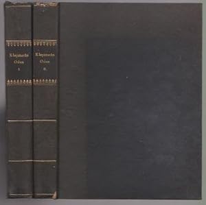 Bild des Verkufers fr Oden. 2 Volumes (German text) zum Verkauf von Sonnets And Symphonies