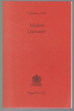 Image du vendeur pour Maggs Bros Catalogue 1264 1998 Modern Literature mis en vente par Sonnets And Symphonies