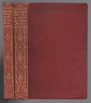 Seller image for Goethes Briefwechsel mit einem Kinde. 3 Volumes (in 2) (German Fraktur text) for sale by Sonnets And Symphonies