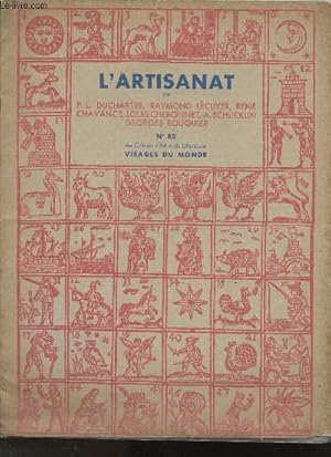 Image du vendeur pour L'artisinat (Collection des Cahiers d'art et de littrature n82- Visages du monde")- Rserv au corps Mdical mis en vente par Le-Livre