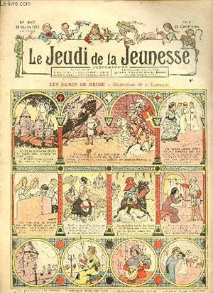 Image du vendeur pour Le jeudi de la jeunesse - n 497 - 30 octobre 1913 - Les dames de Meuse par Landelle - Le livre de la nature par Dot - La mort de Klber - Le chtiment de l'homme noir par Steimer - Les plus belles pierres par Motet - Deux petites hirondelles par Nzire mis en vente par Le-Livre