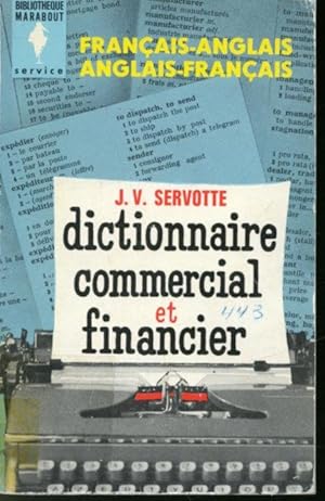 Image du vendeur pour Dictionnaire commercial et financier (franais-anglais / anglais-franais) mis en vente par Librairie Le Nord