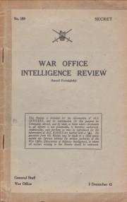 War Office Intelligence Review no. 109