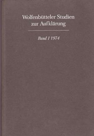 Seller image for Wolfenbttler Studien zur Aufklrung. Band 1 - 1974. for sale by La Librera, Iberoamerikan. Buchhandlung