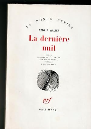 Seller image for La Derniere Nuit for sale by Livres Norrois