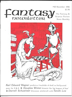 Seller image for Fantasy Newsletter: November, 1981 for sale by Dark Hollow Books, Member NHABA, IOBA