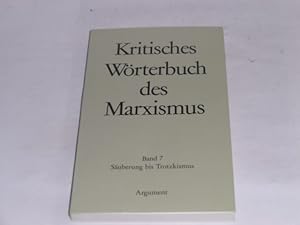 Image du vendeur pour Kritisches Wrterbuch des Marxismus Band 7. Suberung - Trotzkismus. mis en vente par Der-Philo-soph